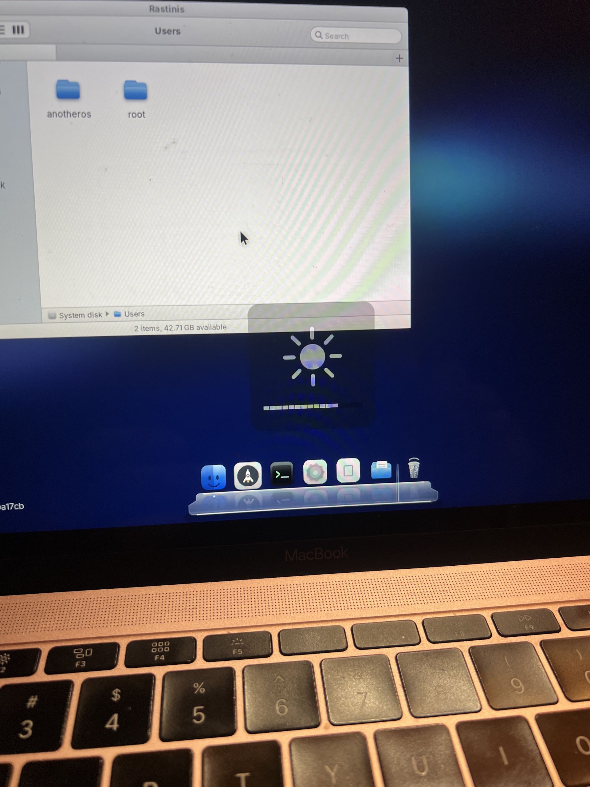 Screen brightness control