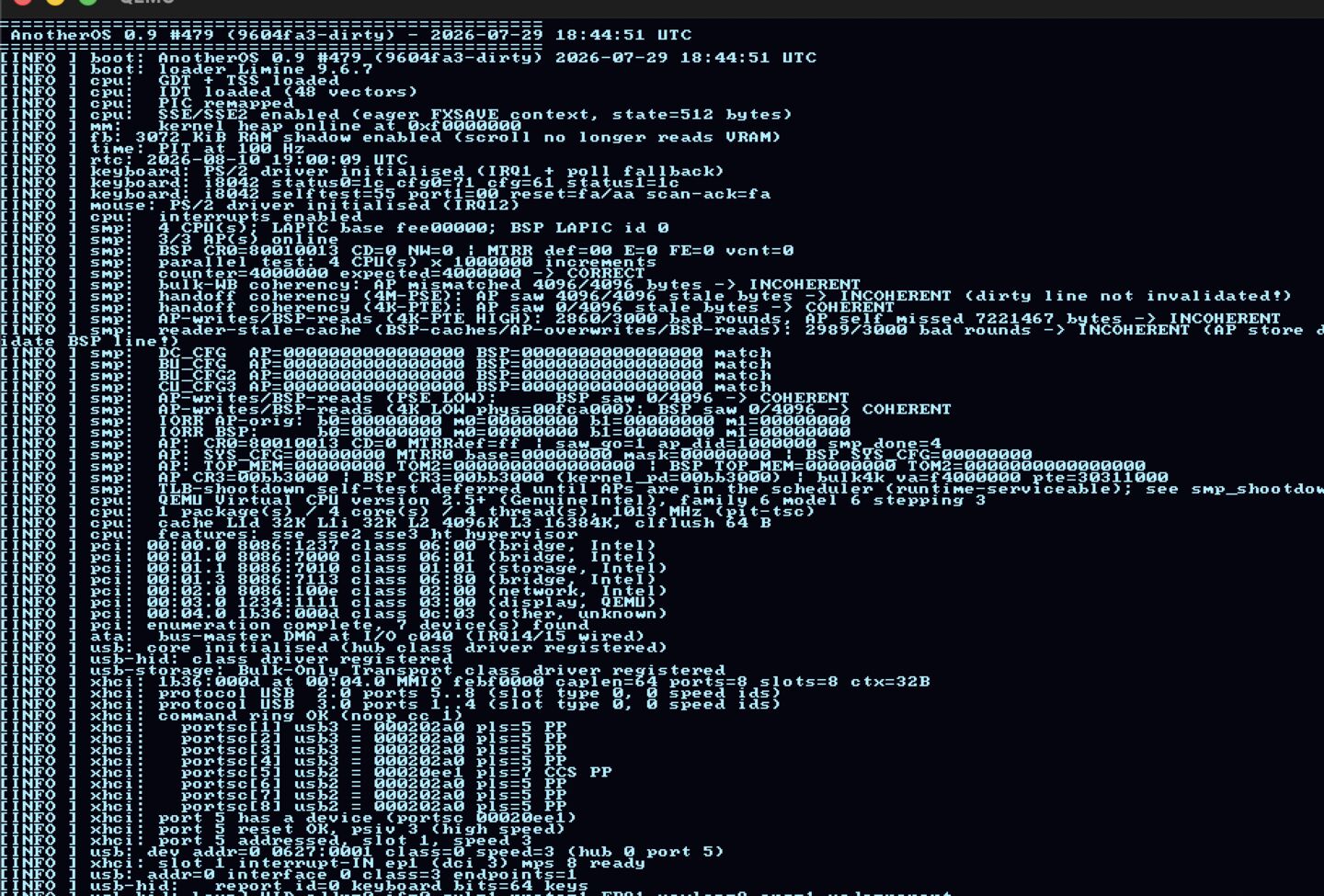 A working userland