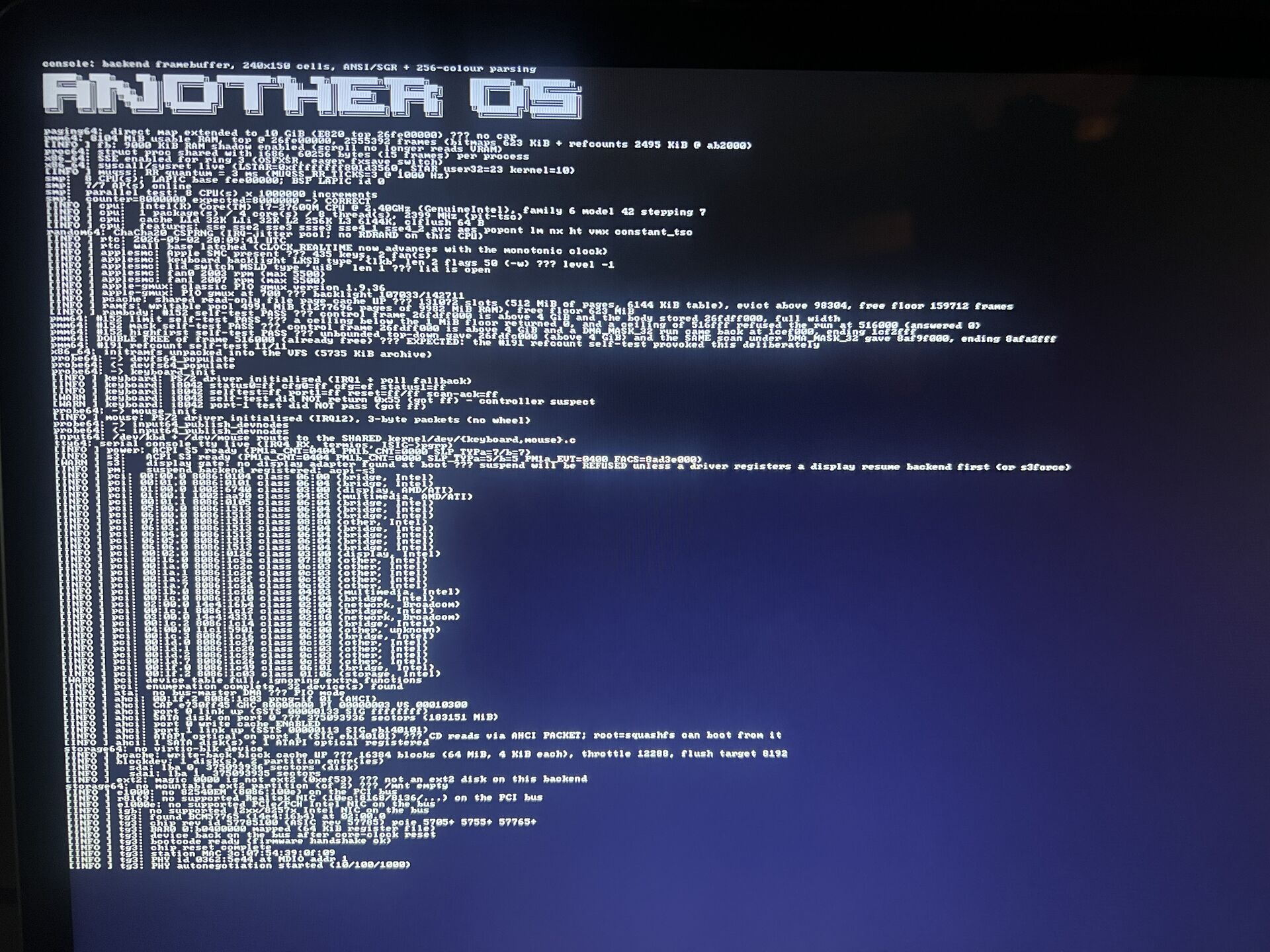 Booting on metal