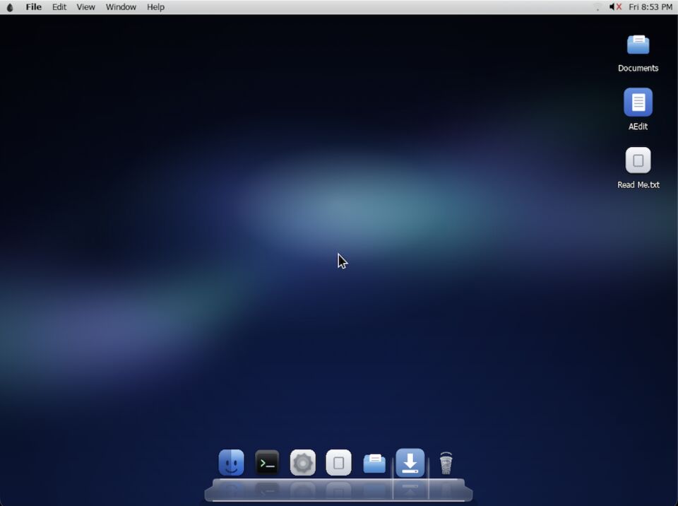 The Fasadas desktop